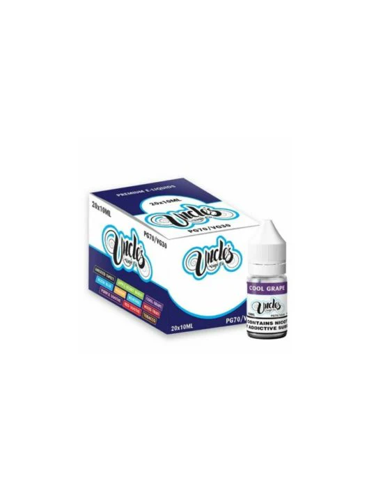 UNCLES VAPE E Liquid ELiquid Juice 70PG 3mg 6mg 12mg 18mg 10ml - Image 8
